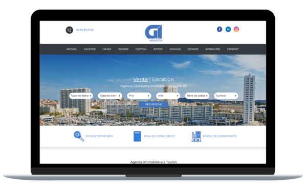 OB Immo  Référencement site web immobilier