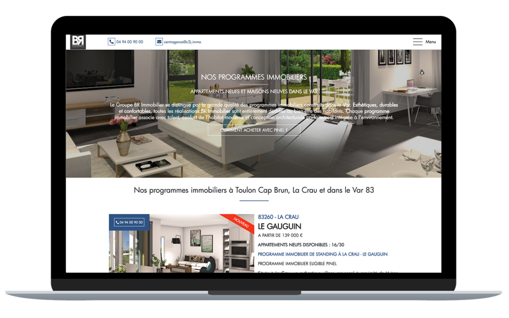 OB Immo  Création site web immobilier et portail immobilier